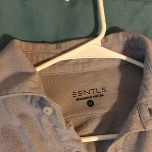 Gray polo size medium